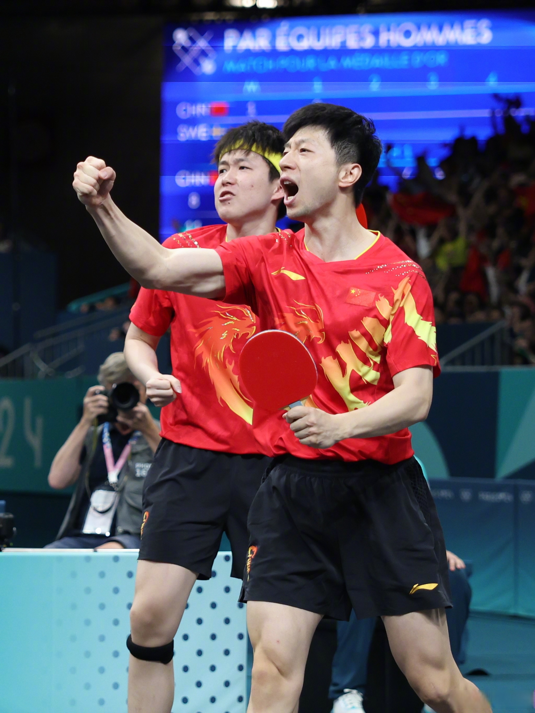 瑞典队翻盘韩国队，马龙点燃赛场